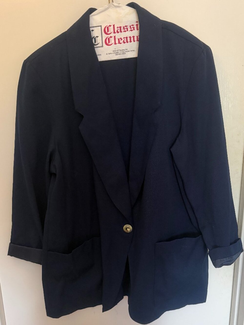 Requirements Navy Blue Blazer W 14